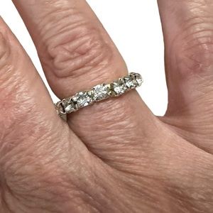 Flexible Diamond Rhinestone Band Ring